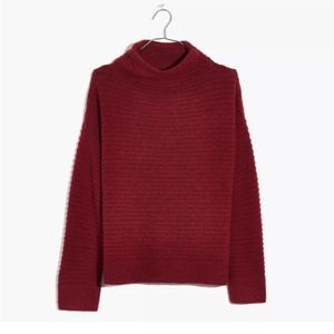 Madewell Belmont Mockneck Sweater in Coziest Yarn